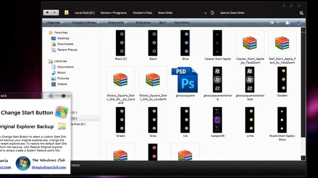 How-To: Change Start Button on Windows 7.mp4 смотреть онлайн