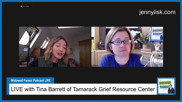 LIVE with Tina Barrett of Tamarack Grief Resource Center (Missoula, Montana) смотреть онлайн