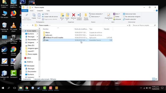 instalación de DOSBox 0 74 MASM 6 11 y TASM en windows 10 смотреть онлайн