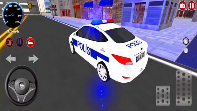 Real Police Car Driving Simulator#7 - Police Car Games - Android IOS Gameplay смотреть онлайн