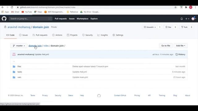 Domain-join Ec2 Instance(servers) using Ansible Roles via Ansible Tower смотреть онлайн