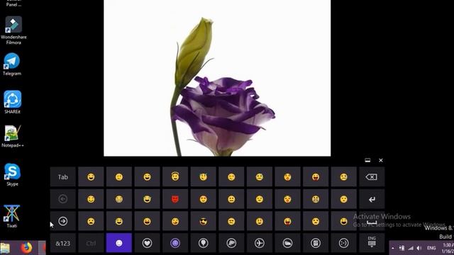 How to Get On-Screen Emoji Keyboard On Windows 8/8.1 смотреть онлайн
