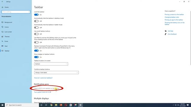How to select which icons appear in Notification area on Taskbar (Windows 10) смотреть онлайн