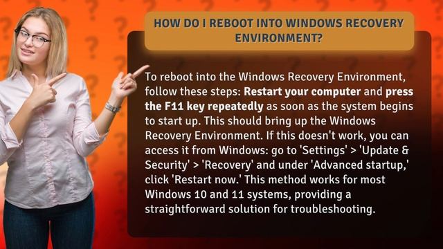 How do I reboot into Windows recovery environment? смотреть онлайн