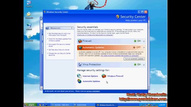 Disable Automatic Updates on Windows XP смотреть онлайн