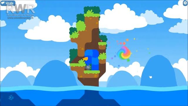 Snakebird Walkthrough - Level 6 смотреть онлайн