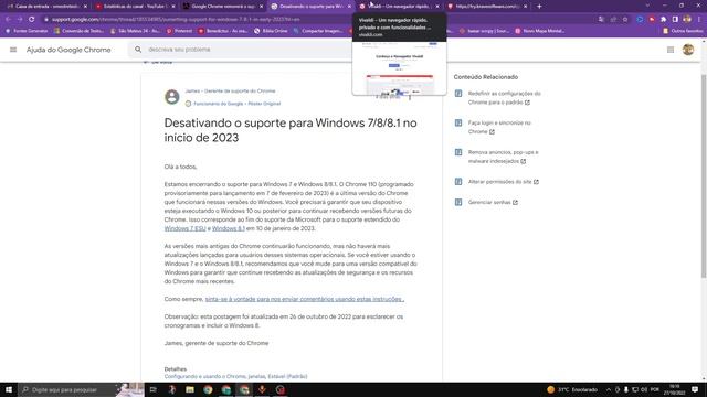 Adeus! Google Chrome confirma data para encerrar suporte ao Windows 7, 8 e 8.1, смотреть онлайн