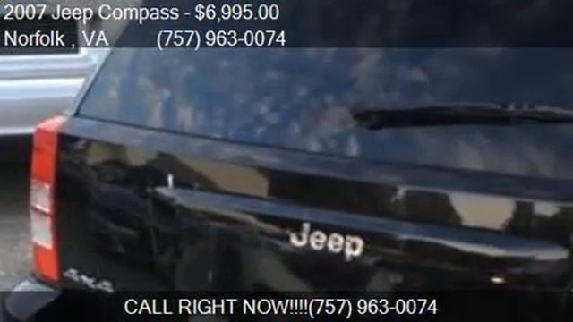 2007 Jeep Compass Limited 4x4 4dr Crossover for sale in Norf смотреть онлайн