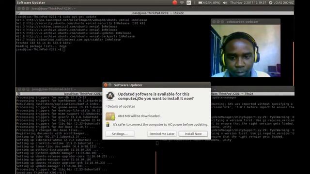 Updating Ubuntu 16 04 by using Terminal Commands смотреть онлайн