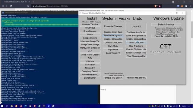 DEBLOAT UPDATE - CARA MEMPERCEPAT WINDOWS 10 DAN WINDOWS 11 | WINDOWS TUTORIAL смотреть онлайн