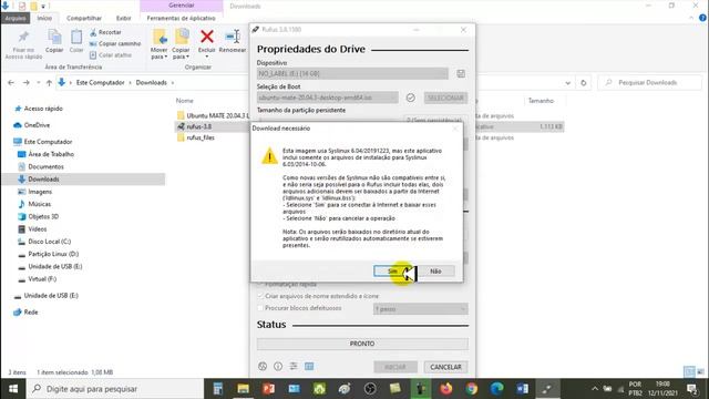 Ubuntu Mate 20.04 LTS Focal Fossa - Como Fazer o Pendrive de Boot para Instalação смотреть онлайн