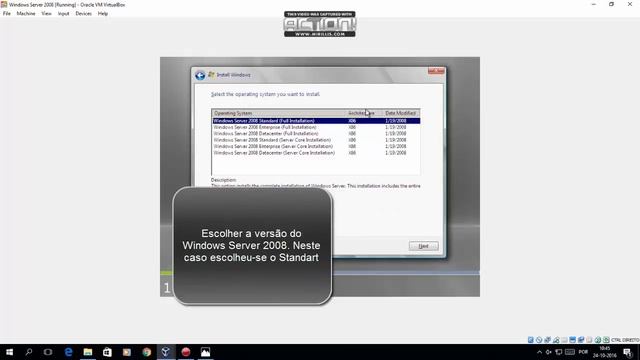 Como instalar Windows Server 2008 (VirtualBox) смотреть онлайн