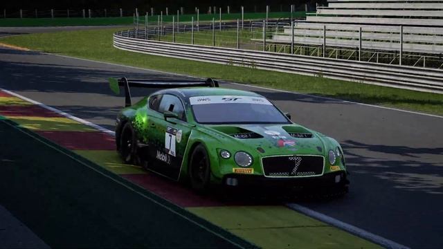 |HOT LAP| Assetto Corsa Competizione. Circuit de Spa Francorchamps. Bentley Continental GT3. смотреть онлайн