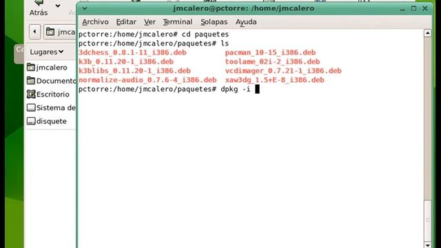 Instalar un paquete debian (deb). (Ejemplo: Juego 3dchess) смотреть онлайн