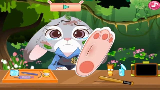 Zootopia Judy Foot Surgery | Best Games For Kids | Game for Girls смотреть онлайн