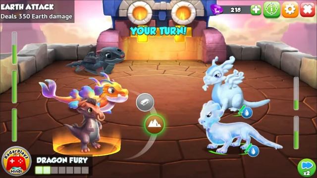 Dragon Mania Legends - Android Gameplay in HINDI #5 - Battle 13-15 смотреть онлайн