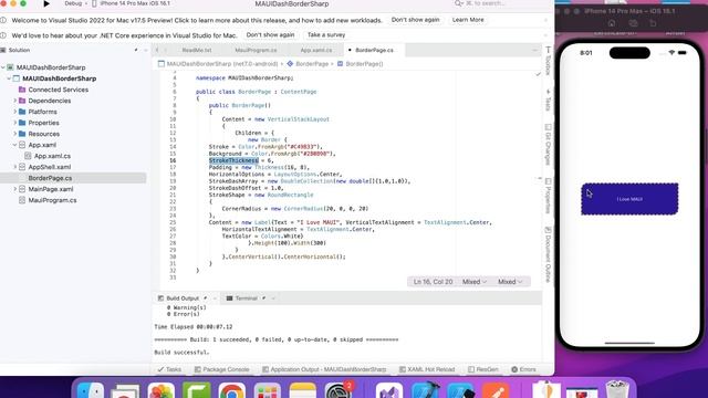 Dotnet MAUI Borders in C# смотреть онлайн