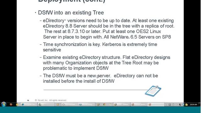 Novell Tech Training Webinar Vol 28 Domain Services for Windows (9/22/11) смотреть онлайн