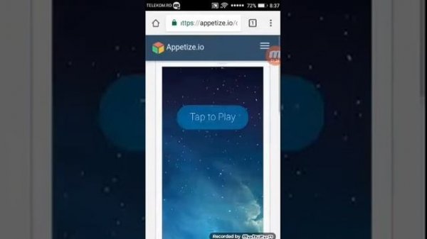 Appetize.io demo