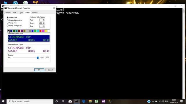 Change and Customize Color and Transparency of Windows CMD [in Hindi] смотреть онлайн