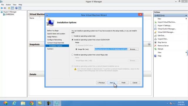 Ubuntu OS on Windows 8 PC using Hyper-V смотреть онлайн