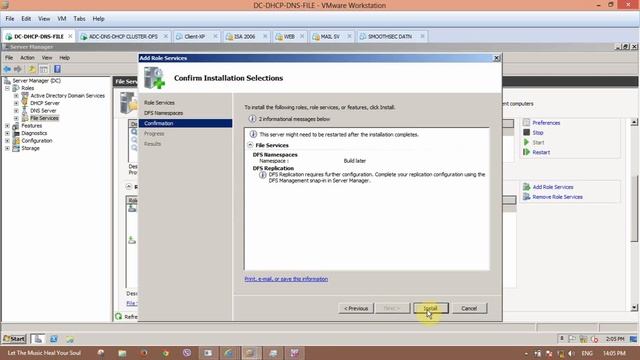 Windows Server 2k8 - Cai dat DFS смотреть онлайн