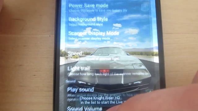 KNIGHT RIDER KITT HD Android Live Wallpaper смотреть онлайн
