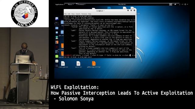 Hack.lu 2016 WiFi Exploitation: How passive interception leads to active exploitation смотреть онлайн