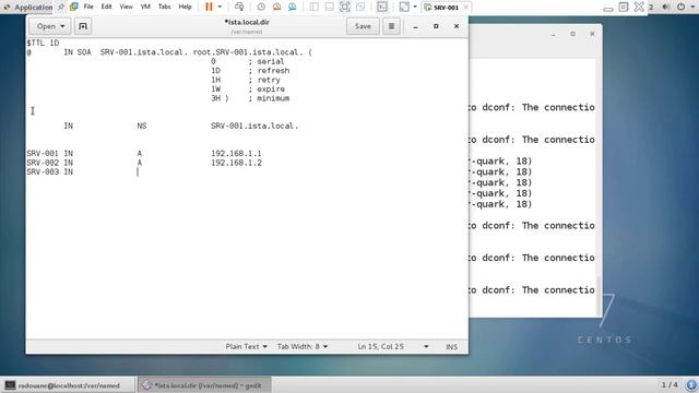installation et configuration Serveur DNS sous linux centos 7 OFPPT смотреть онлайн