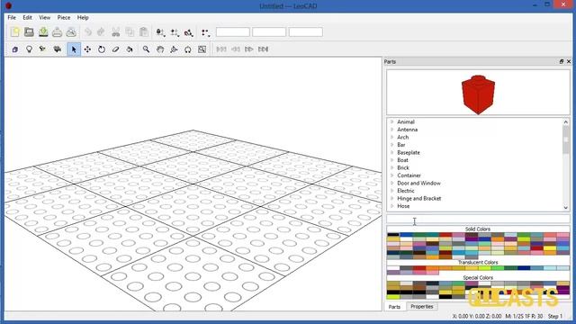 How to build a 3D LEGO Model using LDraw (part 1) смотреть онлайн