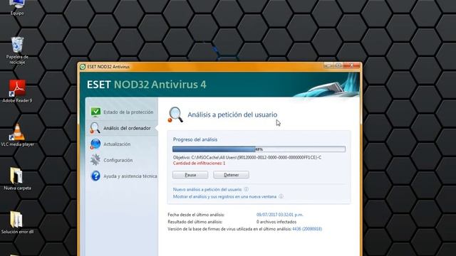 como elimina virus de tu pc con anti virus ESE NOD32 Antivirus 4 windows 7 смотреть онлайн