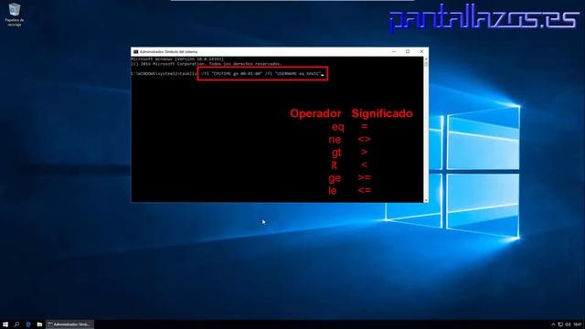 Windows 10 CMD: Listar procesos que lleven en ejecución el tiempo indicado en nuestra sentenci смотреть онлайн