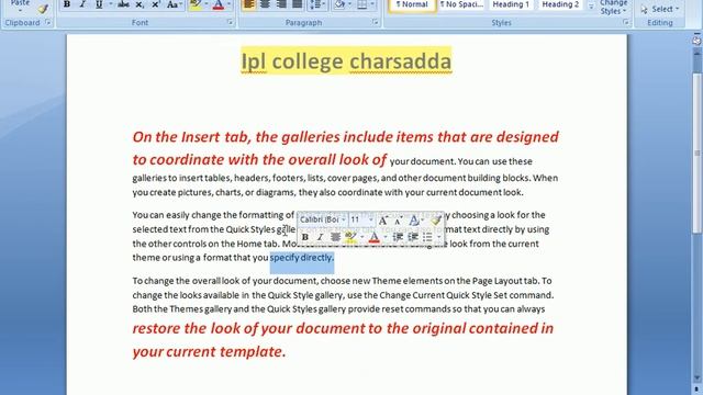 ms word home tab class 7 смотреть онлайн