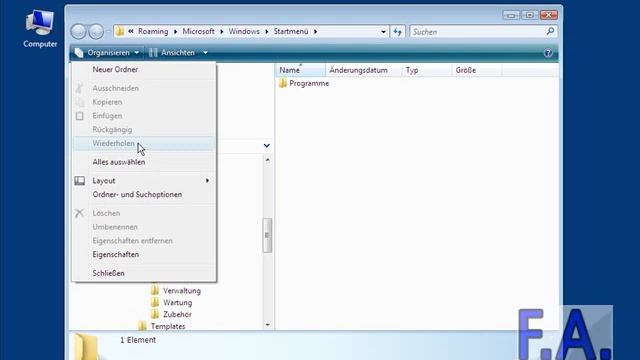 Windows Vista Explorer Statusleiste anzeigen смотреть онлайн