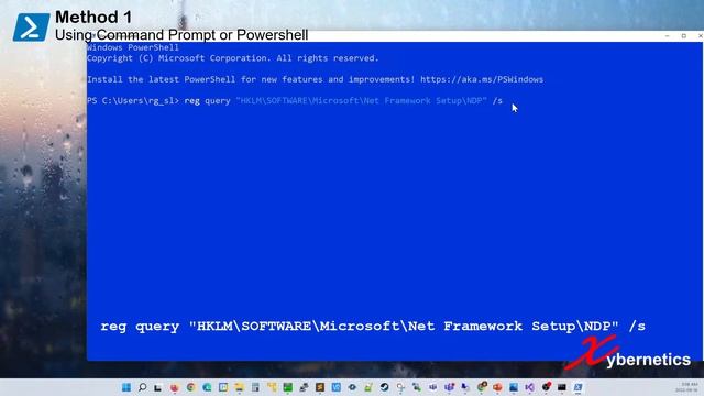 How to check .NET Framework version on Windows 11 смотреть онлайн