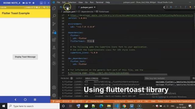 How to Create Toast in Flutter? смотреть онлайн