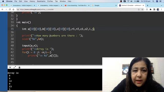 L 45- Passing Arrays to Functions in C #programming #btech #codingforbeginners #learncoding#cs#bc смотреть онлайн