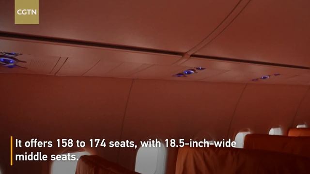 China's homegrown C919 boasts ingenious interior design смотреть онлайн