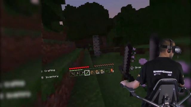 Minecraft on Gear VR with the VR Chair смотреть онлайн