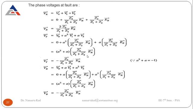 Power System Analysis - Chapter-3 - Fault Analysis - Analysis of Unsymmetrical Faults - Part-2 смотреть онлайн