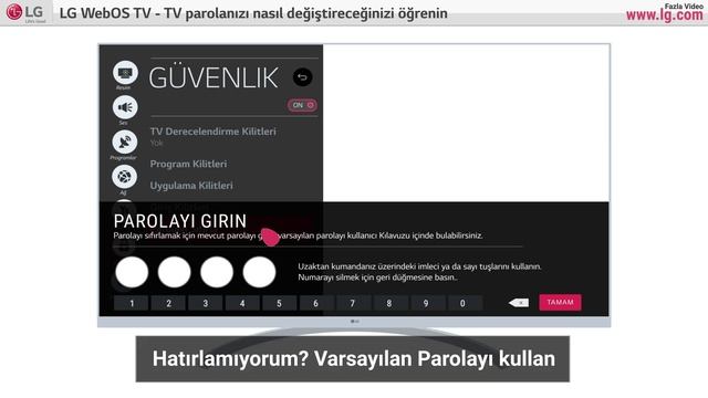 [LG WebOS TV] - TV parolanızı nasıl değiştireceğinizi öğrenin смотреть онлайн