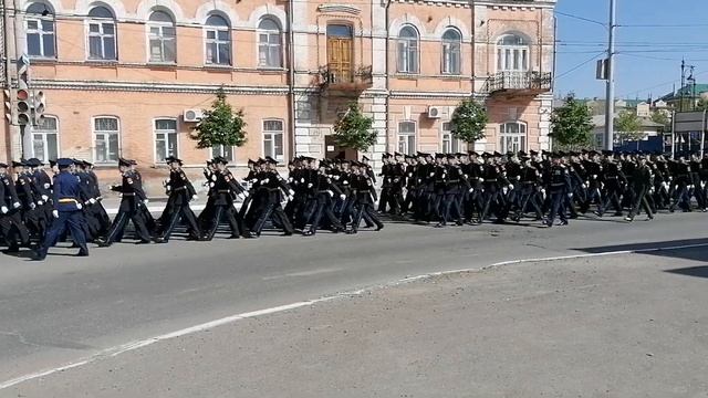 07.05.2024. Марш курсантов Оренбургского Президентского кадетского училища. смотреть онлайн