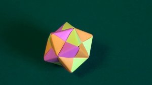 Многогранник из бумаги Оригами