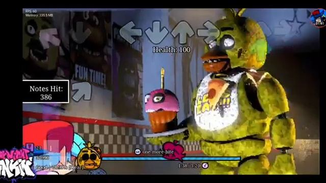 fnf vs fnaf 1 para Android otimizado remake game baja low end port zip by @TheSpringEvolution смотреть онлайн