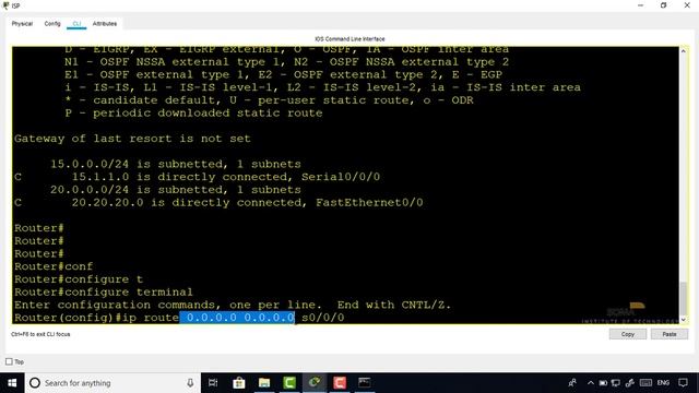 Complete Networking Course - Level 1 | 9-8 Practice Default Static Route смотреть онлайн
