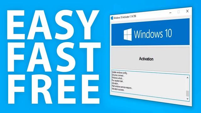 Easy Windows 10 activation (free) смотреть онлайн