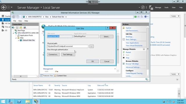 Instalasi Dan Konfigurasi Web Server Menggunakan IIS ( Windows Server 2012) смотреть онлайн