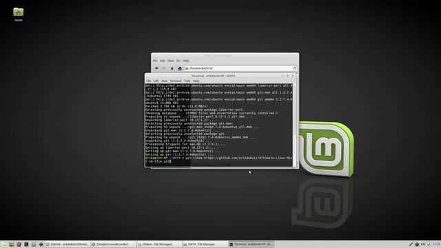 linux mint 18 xfce 7 setting up github to keep track of changes and a way to share with the world смотреть онлайн