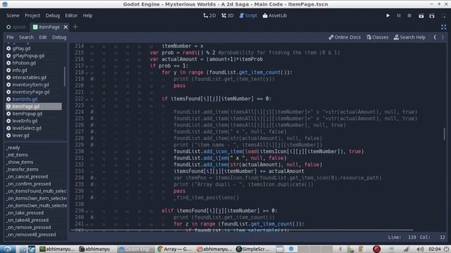 Mysterious worlds WIP . made with godot . Inventory system (with code) смотреть онлайн