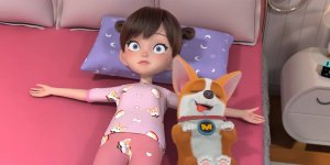 Корги по имени Моко. Простые истории, 86 серия. Когда не можешь уснуть 